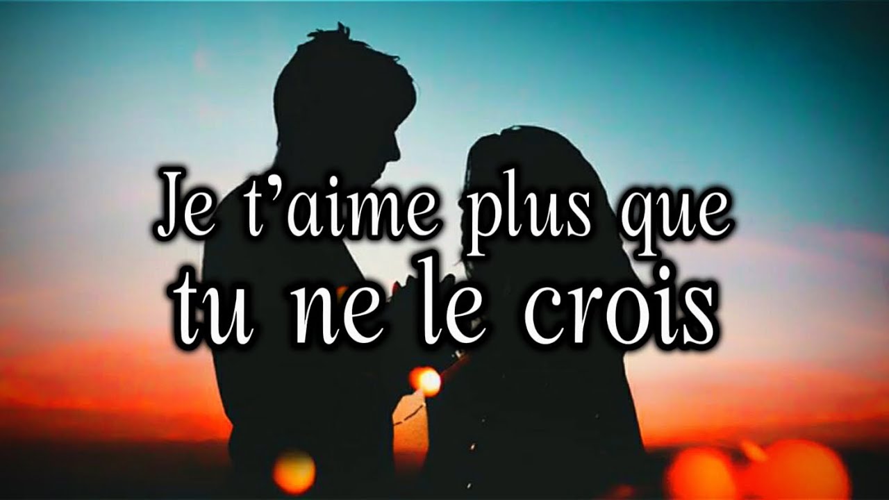 Je t'aime plus que tu ne le cois Déclaration d'amour... ♥️