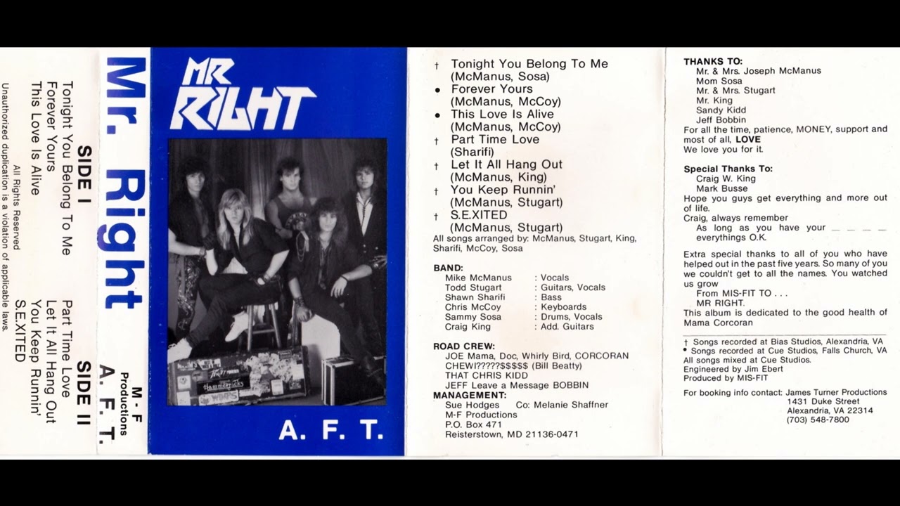 Mr. Right - You Keep Runnin'