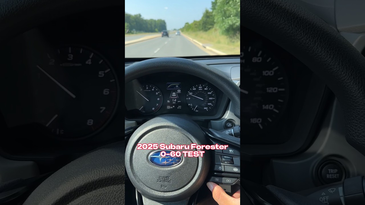 2025 Subaru Forester 0-60 Test