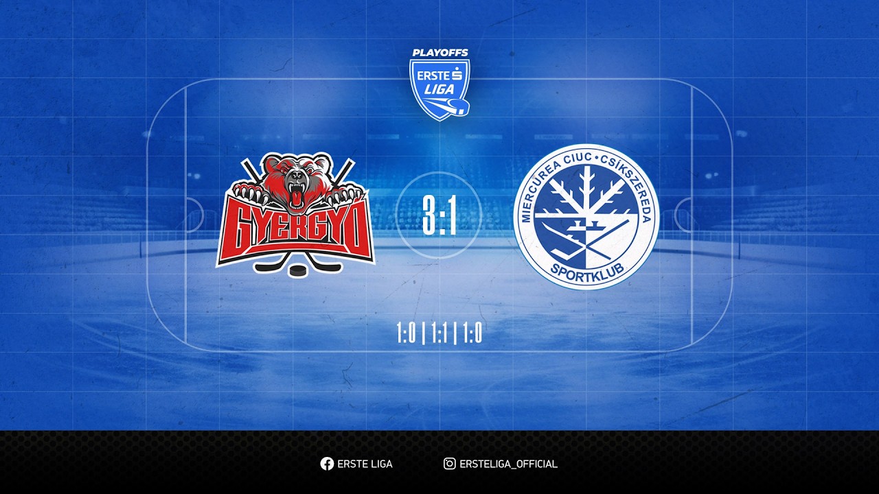 Gólösszefoglaló - EL 150 - Gyergyói Hoki Klub - Sport Club Csíkszereda 3-1 20260311