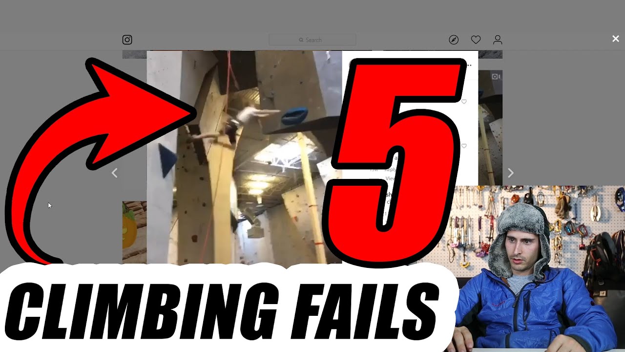 Climbing Fails 5 on Instagram
