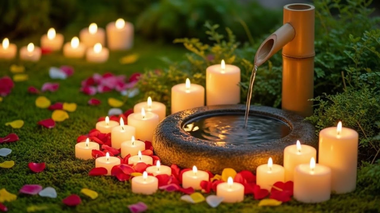 Relaxing Music For Stress Relief Soothing Paino Calm Anxiety & Depression, spa🌿