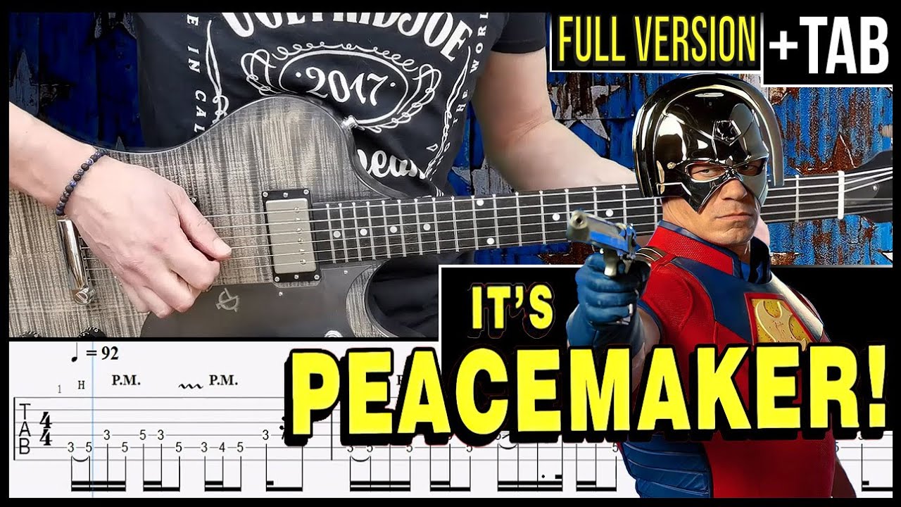 PEACEMAKER FULL SONG - DO YA WANNA TASTE IT - Guitar TAB Tutorial