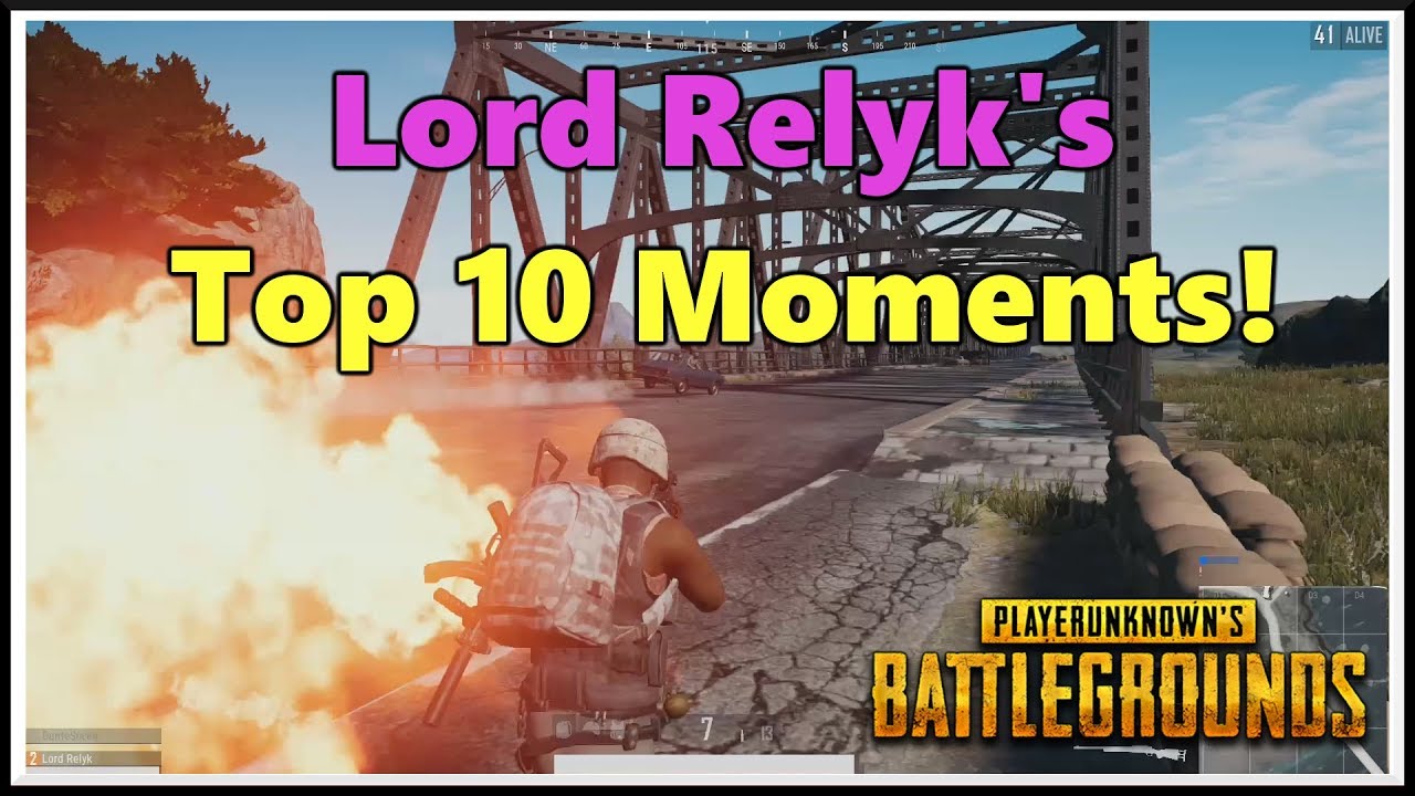 PUBG: Top 10 Moments - XBOX One - Lord Relyk