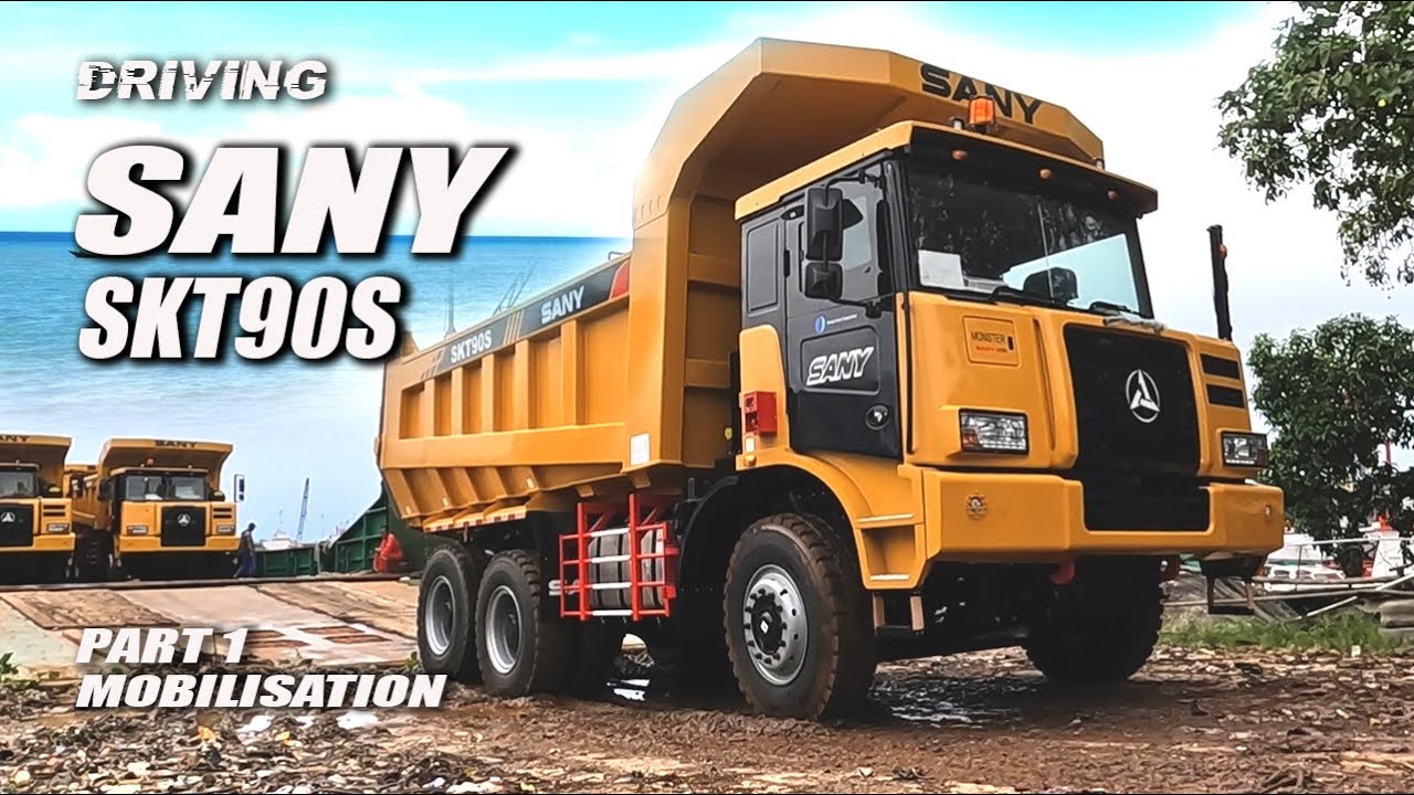 DRIVING SANY SKT90S [PART 1]