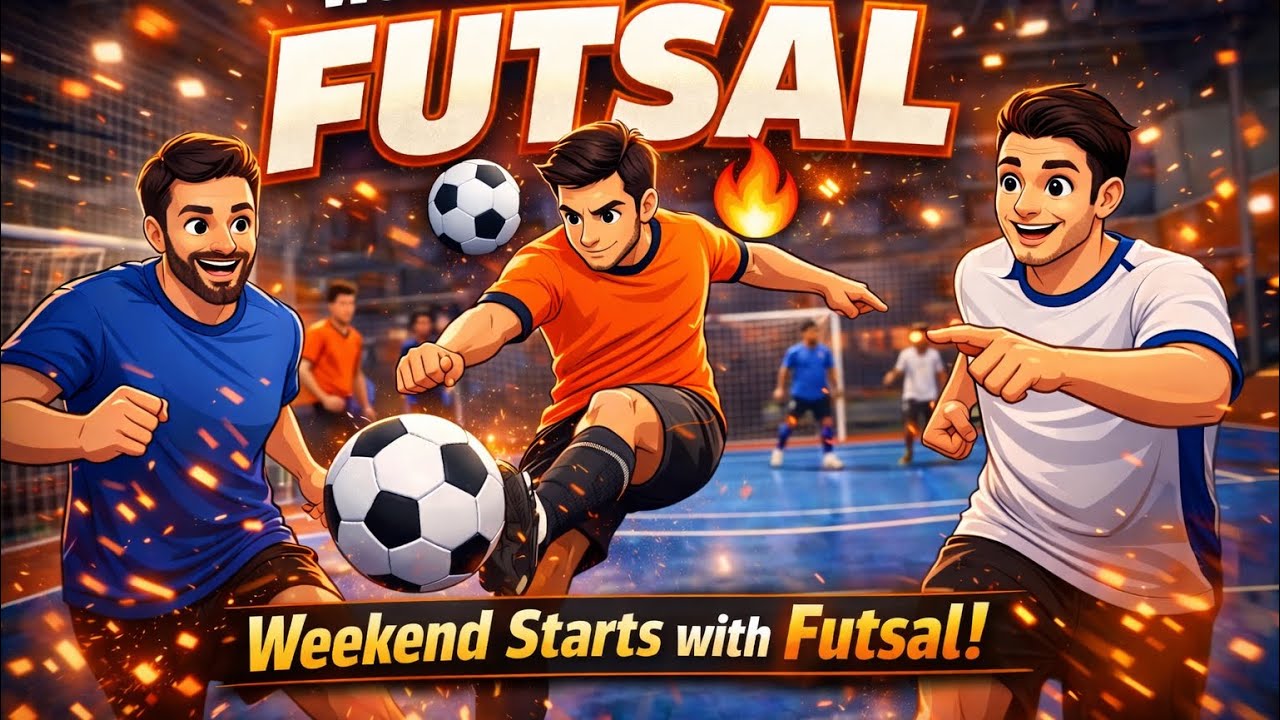 Weekend Starts with Futsal ⚽🔥 