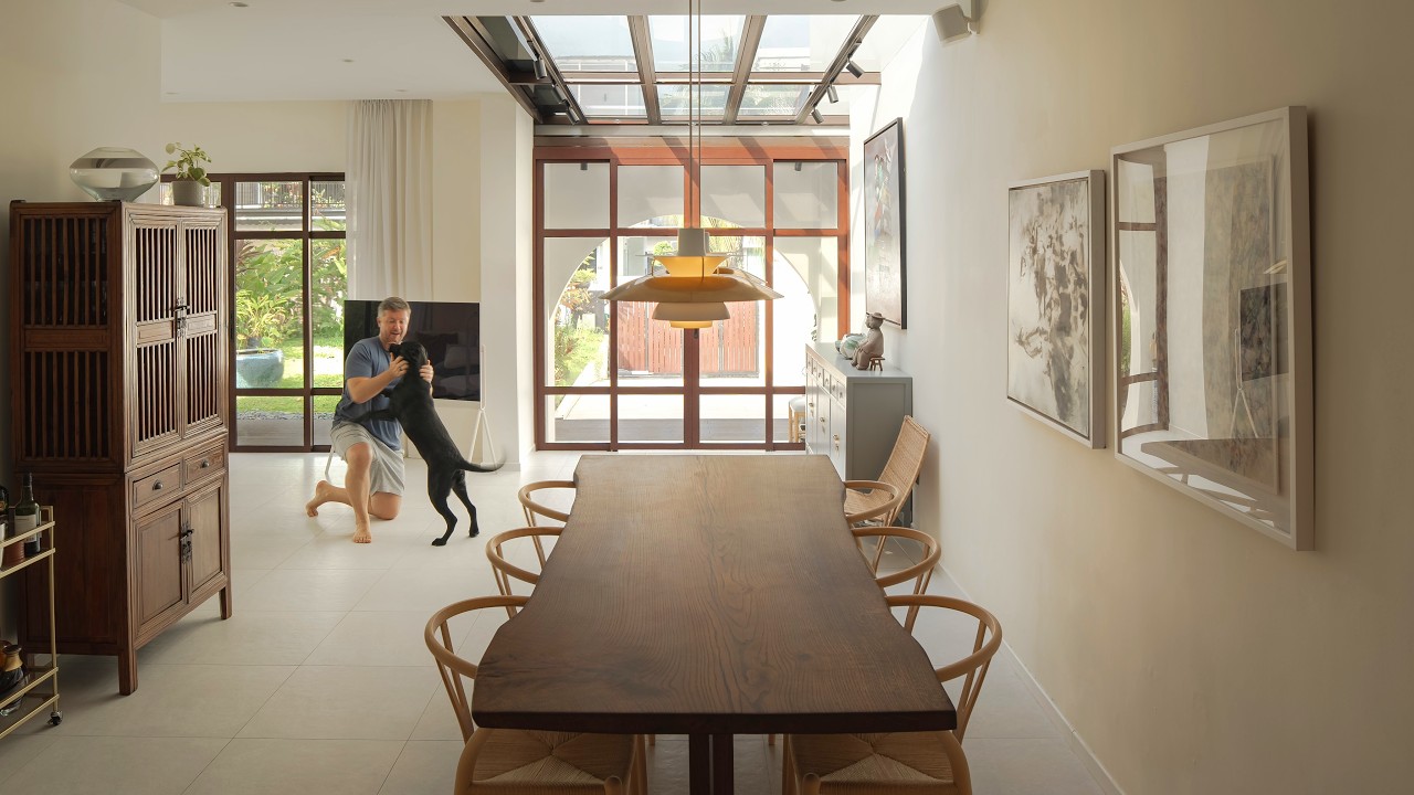 A Family's 1950s Mid-Century Restored Home With Curated Artwork | Singapore