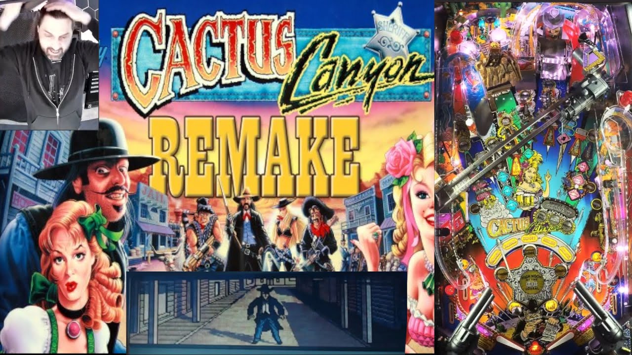 Cactus Canyon Remake Pinball Tutorial and Gameplay High Noon
