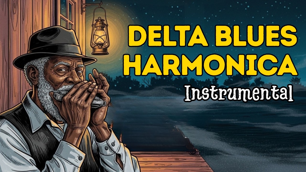 Harmonica Blues Instrumental | Mississippi Delta Roots (No Vocals) | Vol 15
