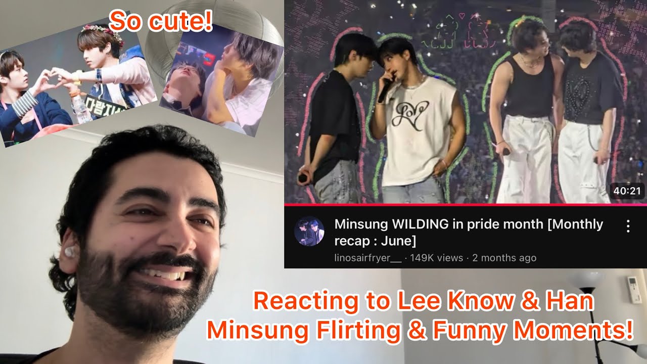Reacting to Lee Know & Han Flirting for 40 minutes straight! Minsung Ship - Stray Kids 
