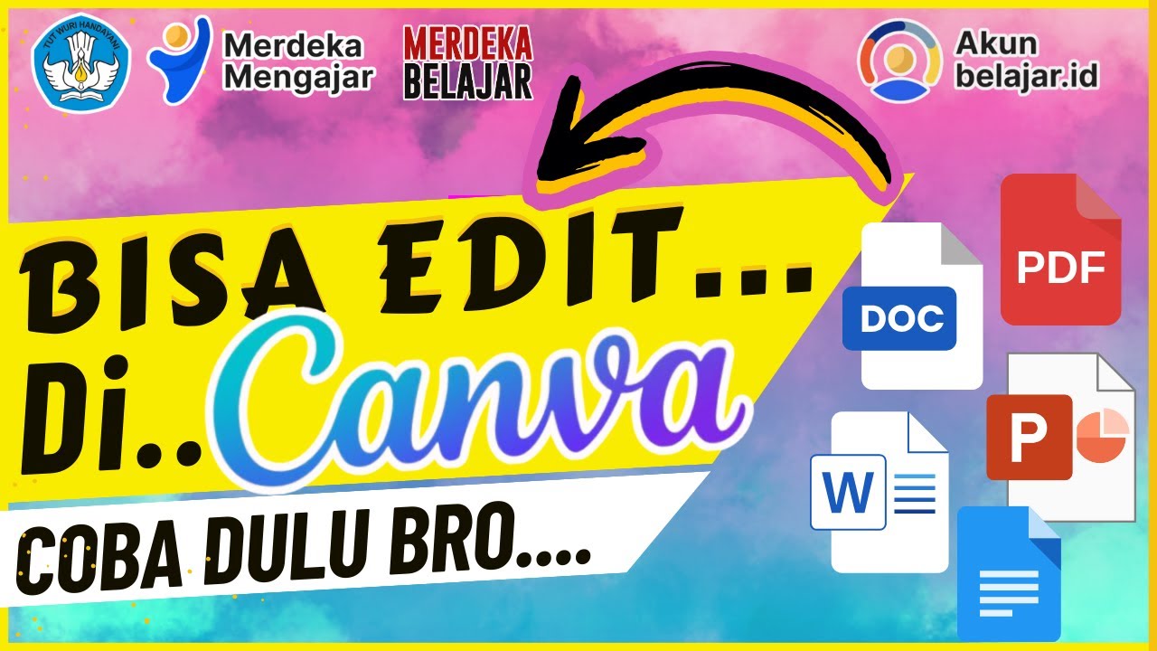 Edit File Pdf PPT Word di Canva | BELAJAR CANVA UNTUK PEMULA DARI NOL Part 4