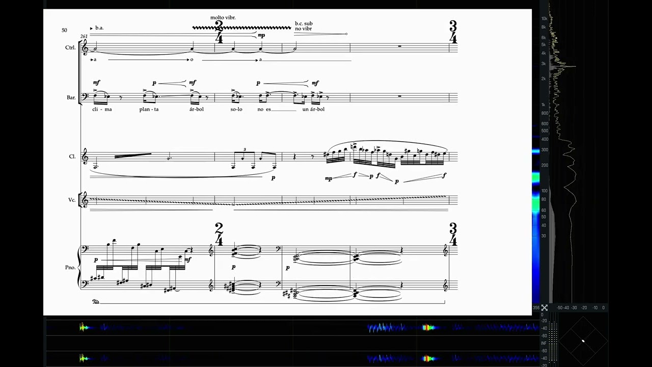 Natuur (2024) for contralto, baritone, clarinet, cello and electronics (w/ score) | Marcos Franciosi