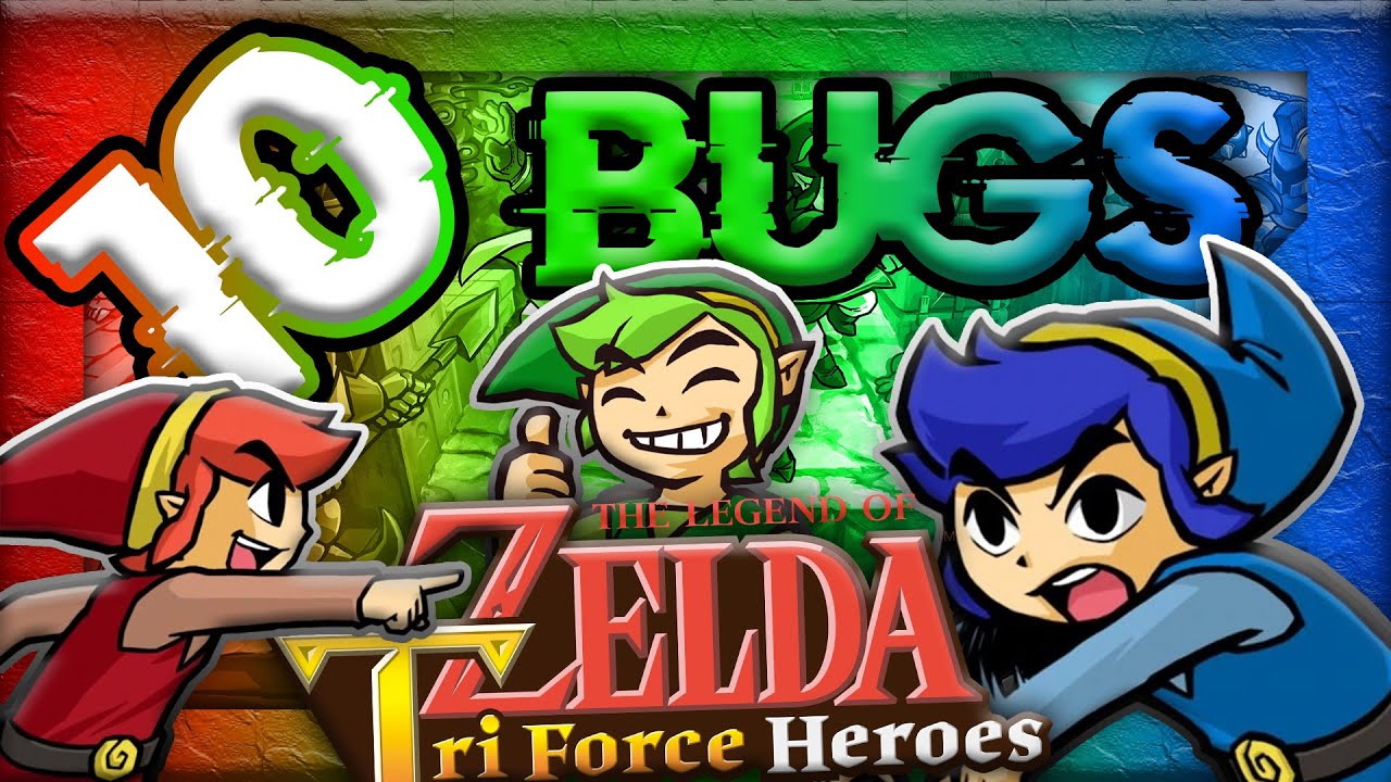 10 BUGS sur ZELDA TRI FORCE HEROES ⚔️
