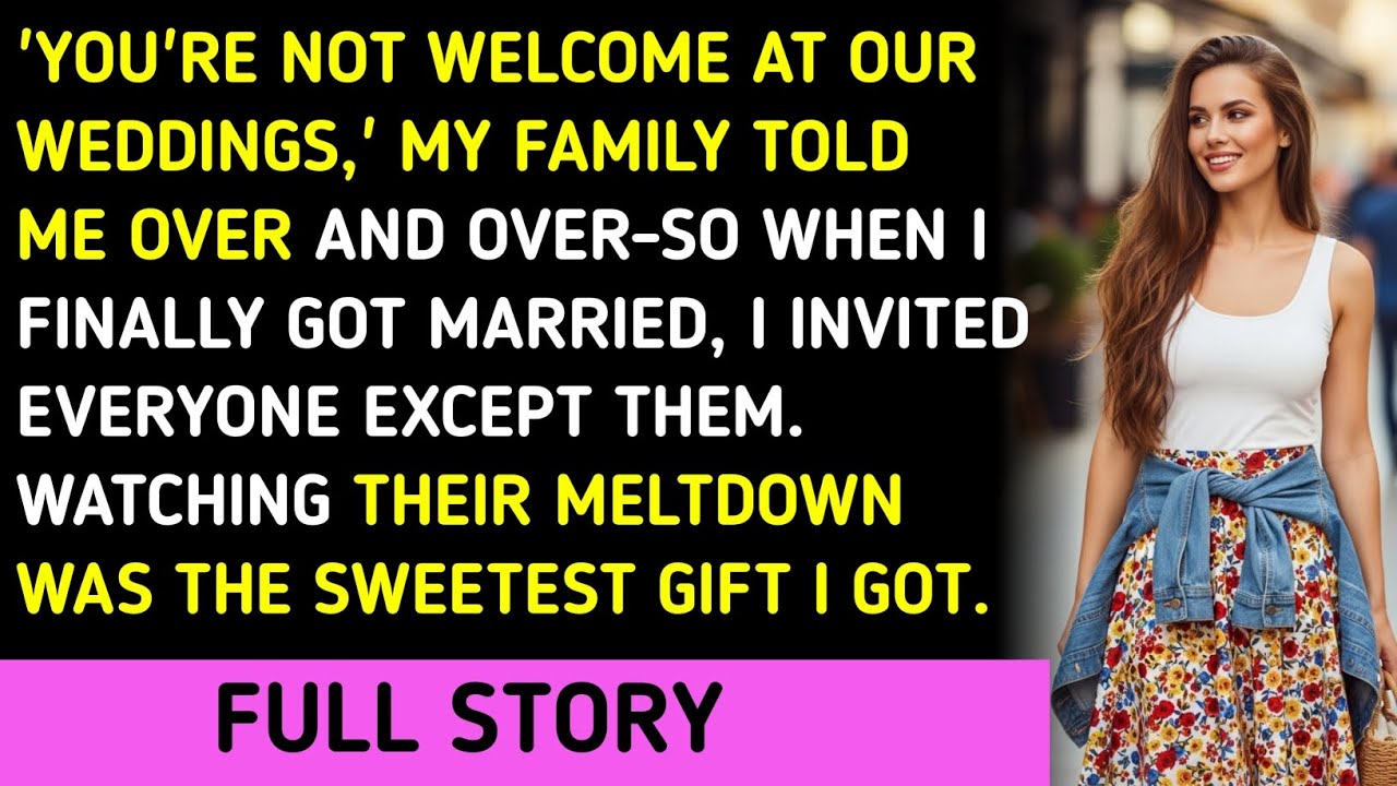 'You're Not Welcome At Our Weddings,' My Family Told Me Over And Over-So When I Finally Got Married,