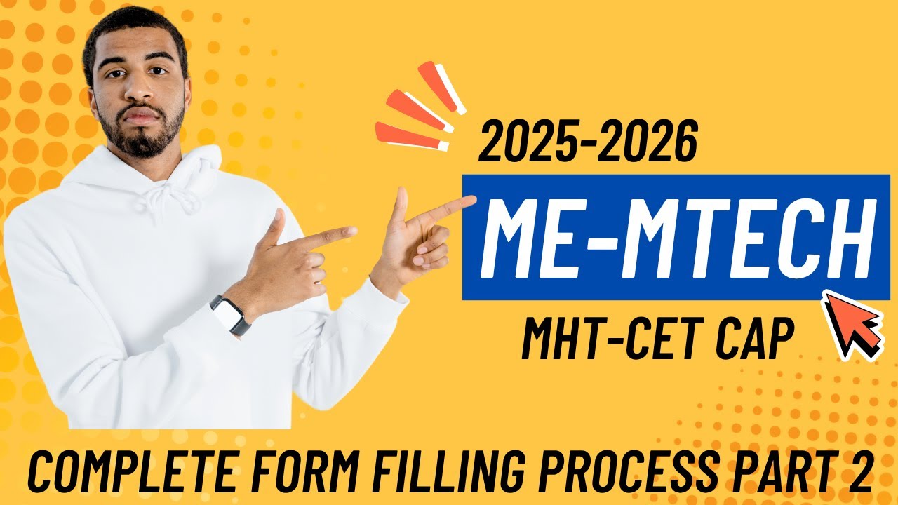 ME MTECH Registration Form Filling Part 2 MHT CET CAP 2025-26 || MTECH Registration Form for MH
