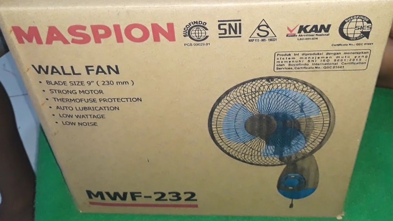 Unboxing Kipas Maspion