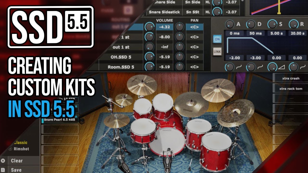 Создание собственных наборов в Steven Slate Drums 5.5 (SSD 5.5)