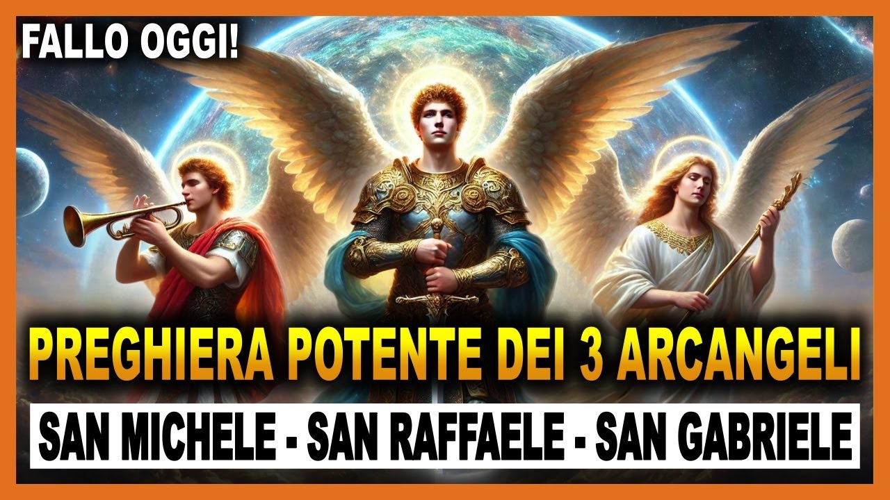 🛑Espelli tutto il male dalla tua vita con la preghiera dei 3 Arcangeli MICHELE, RAFFAELE e GABRIELE!