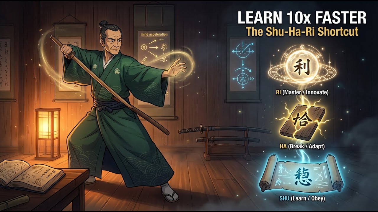 How to Learn Anything 10x Faster: The Shu-Ha-Ri Shortcut