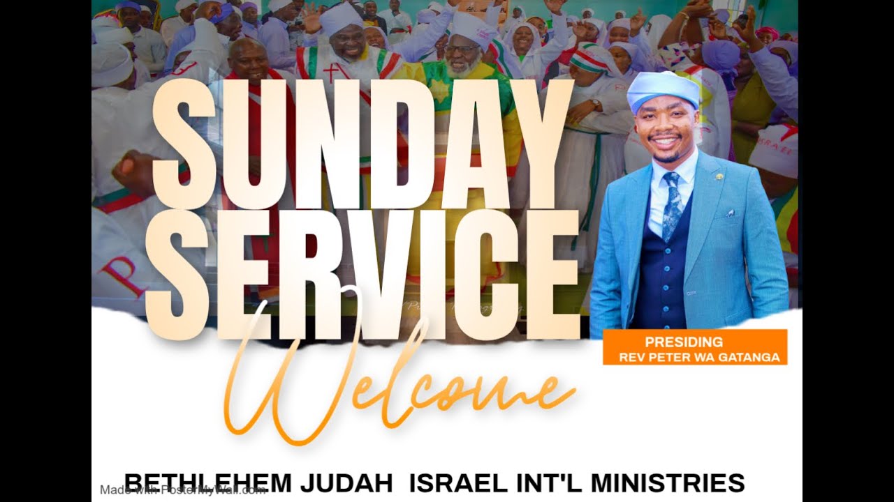 Welcome to our Online Sunday Service HOSTED BY Rev.Mtume Peter Wa Gatanga