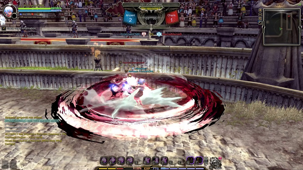 Dragon Nest PVP KOF - Barbarian, Guardian, Majesty, Elestra, Destroyer, GM, Ripper lv95 Spec Mode