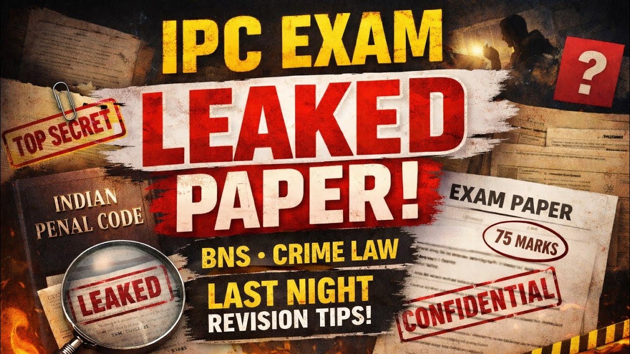 Hindi हिंदी BNS • CRIME LAW IPC PAPER? Rajju bhaiyya LLB SEM–1Mens Rea • Theft • Robbery • Attempt 