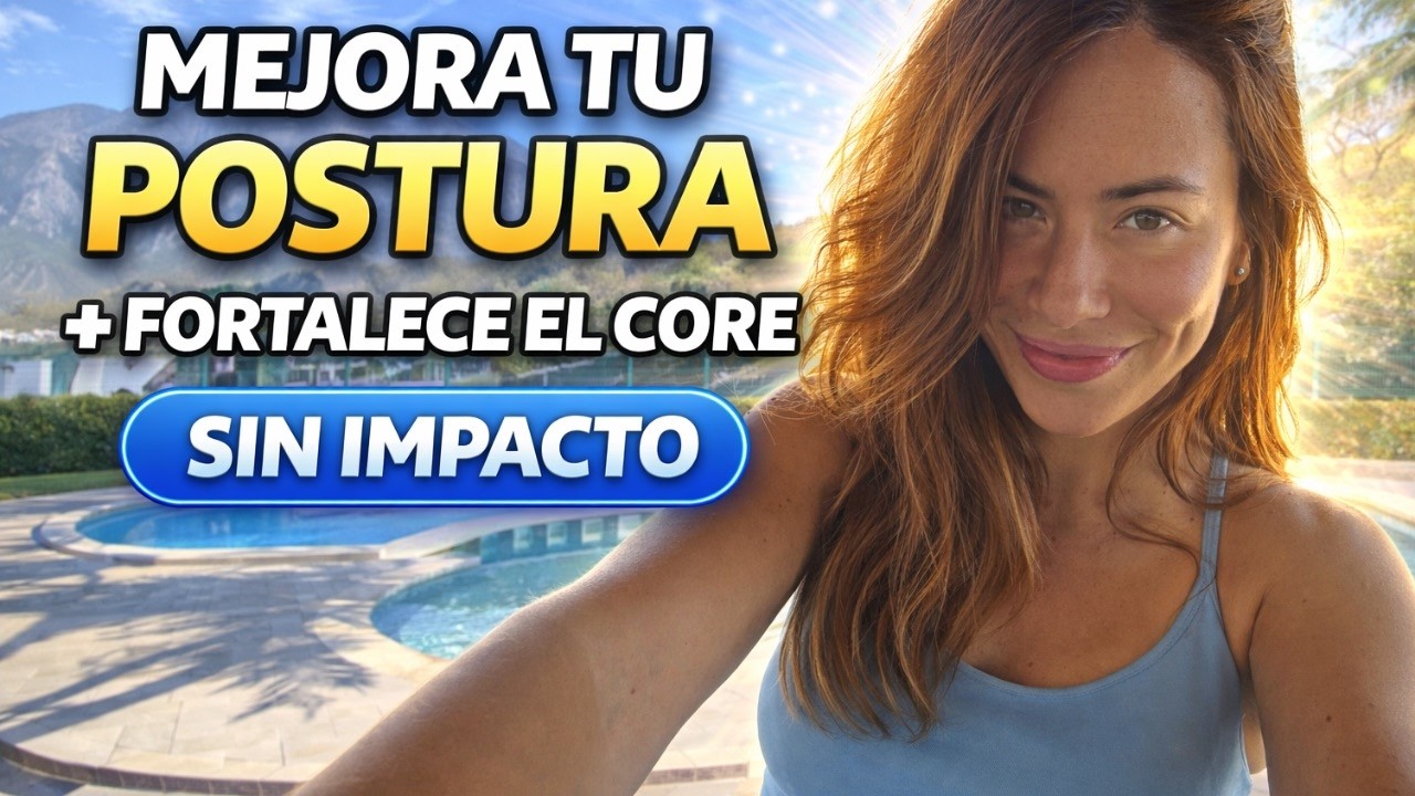 Ejercicios para mejorar la postura y el core en casa | 10 minutos