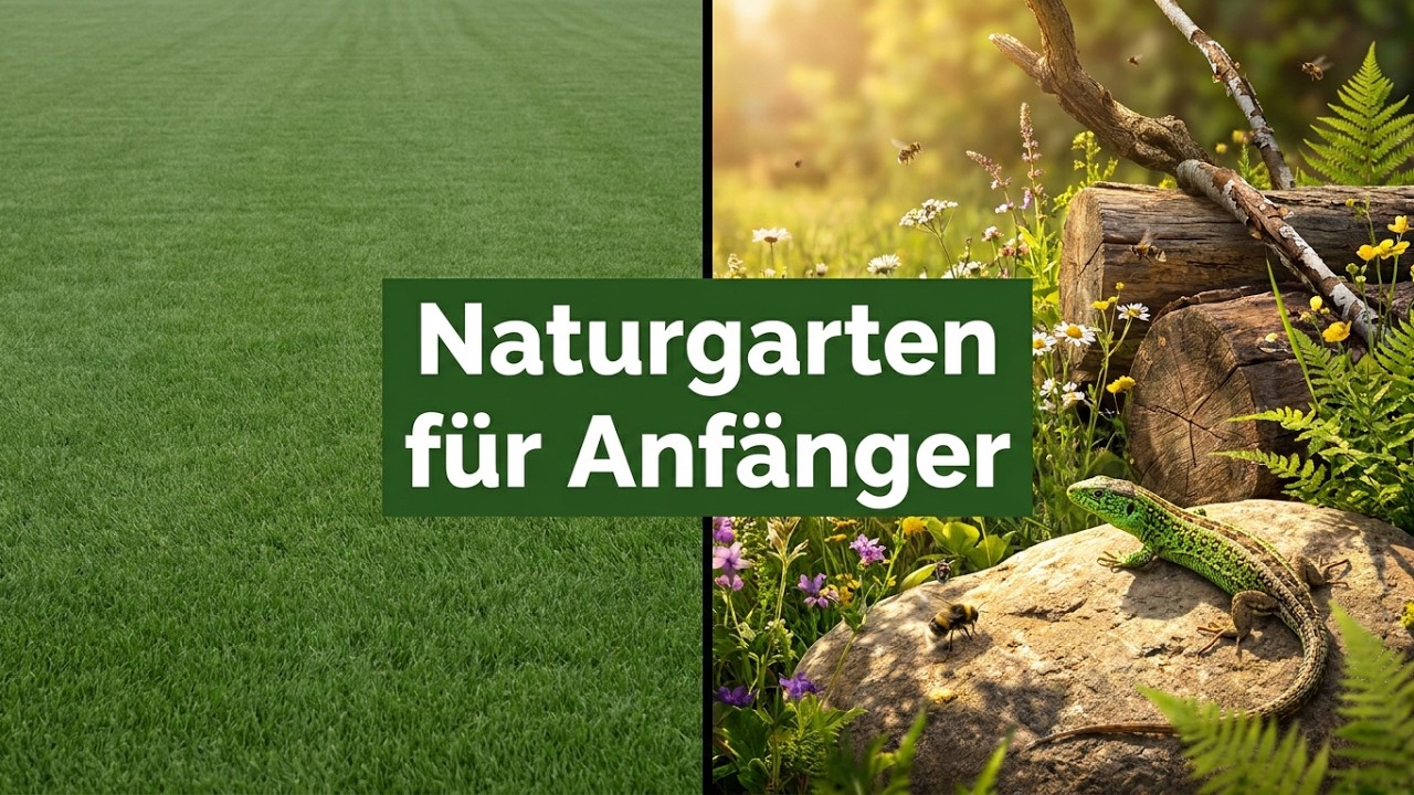 Naturgarten für Anfänger: Naturnahe Gartengestaltung leicht gemacht