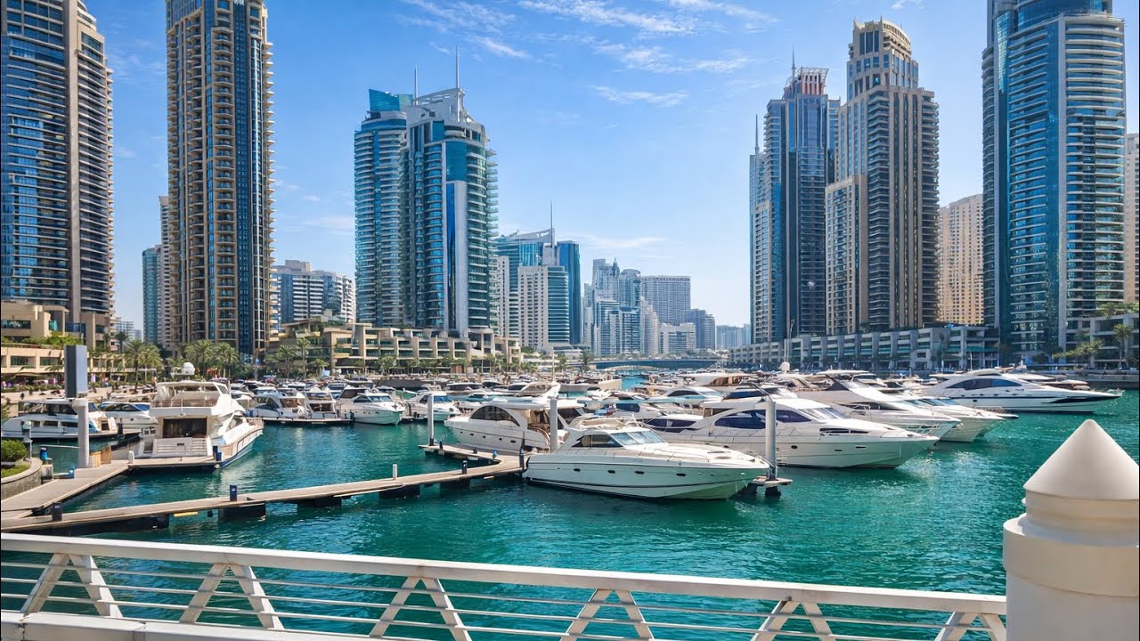 Dubai Marina complete walk 🇦🇪 Dubai attraction place @mhbvlog 