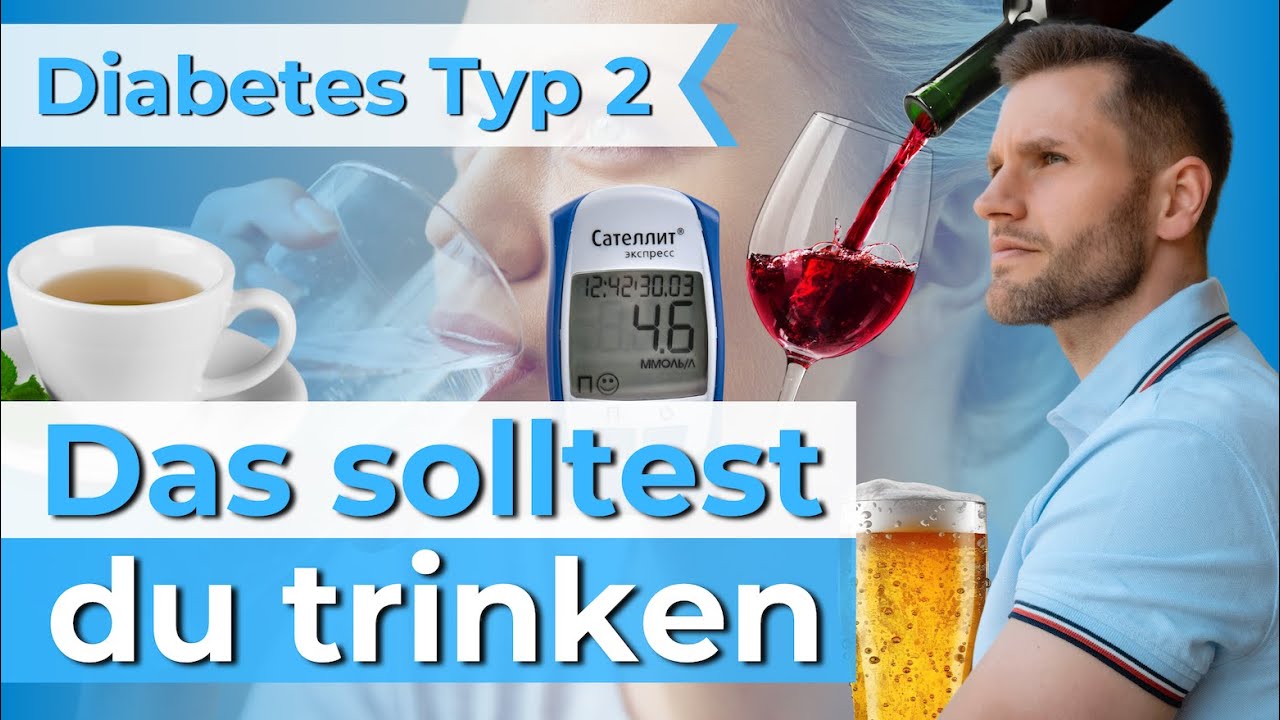 Die besten Getränke bei Typ 2 Diabetes. Perfekt für den Blutzucker und zum Abnehmen