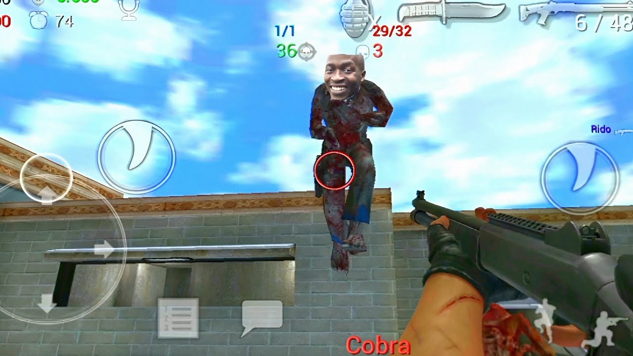 1 VS 32 Hard Mode || Special forces group 2 Zombie mode || Office Map (GAMEPLAY)