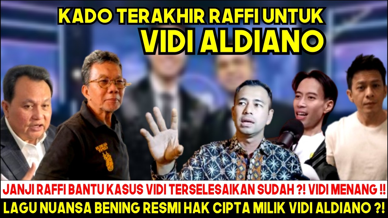 KADO TERAKHIR RAFFI TUK VIDI ?! LAGU NUANSA BENING RESMI MILIK VIDI ALDIANO ?! VIDI  MENANG TELAK ?!