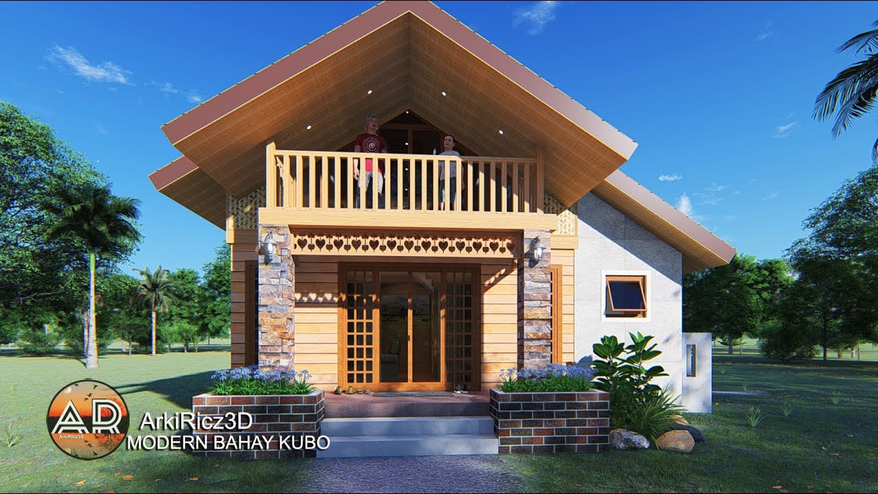 2 BEDROOM MODERN BAHAY KUBO WITH ATTIC | 60 SQ.M. | 7.50X8.00M. | NATIVE HOUSE