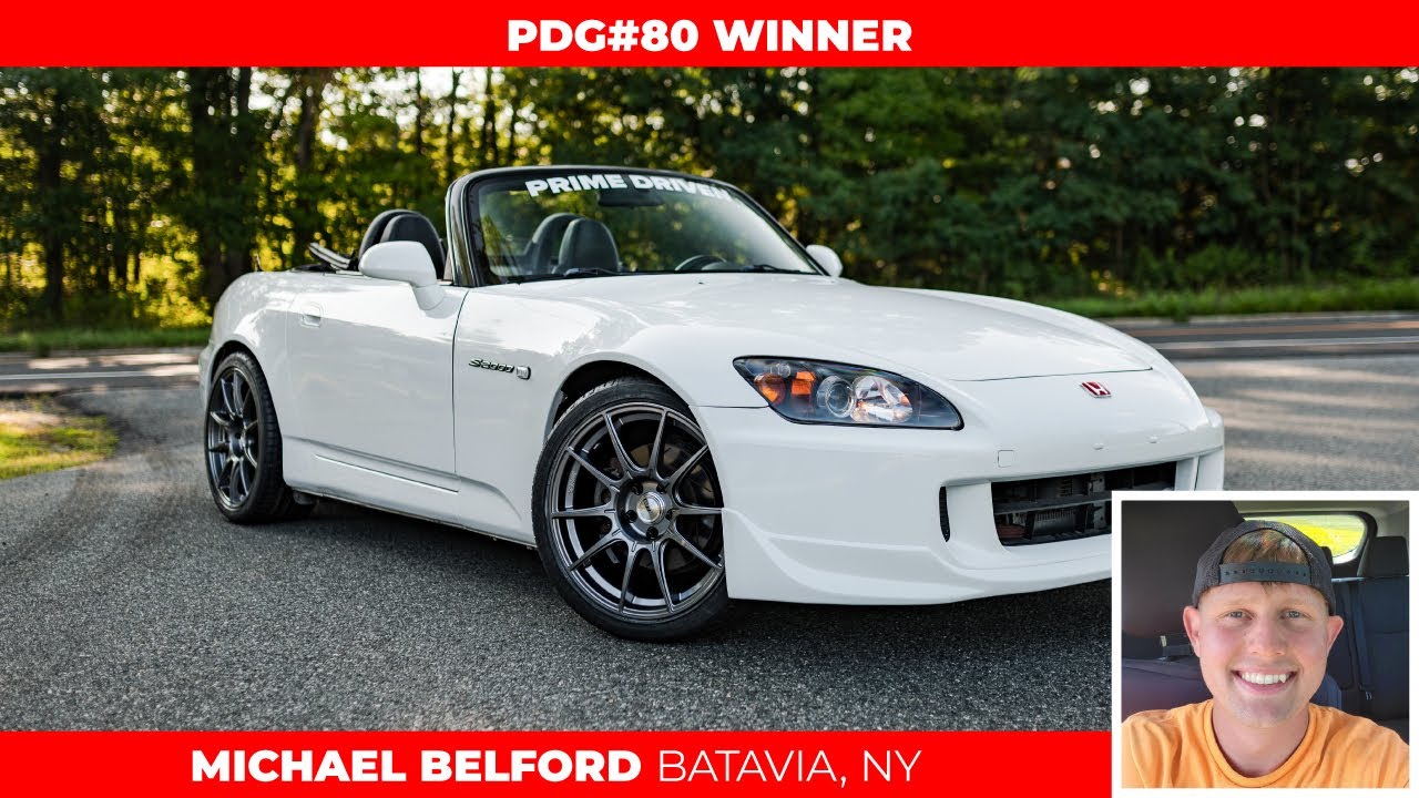 Meet the PDG80 S2000 Winner - Michael Belford (NY)