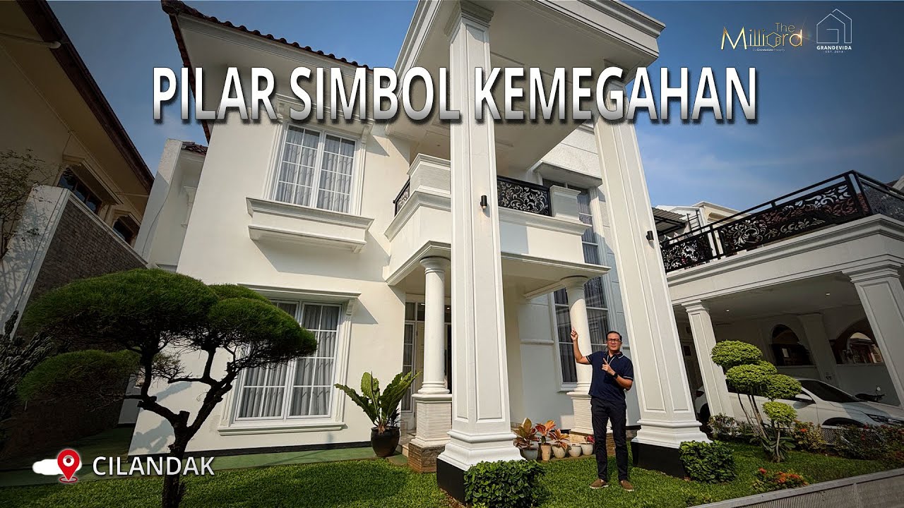 RUMAH MODERN CLASSIC,  PILAR TINGGI SIMBOL KEMEGAHAN | TOUR 188