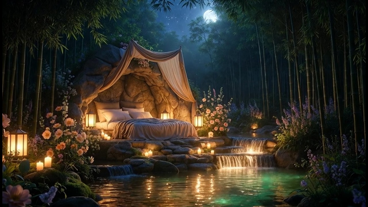 Luxury Forest Night Spa 🌙 Calm Mind Music for Sleep, Stress Relief & Meditation