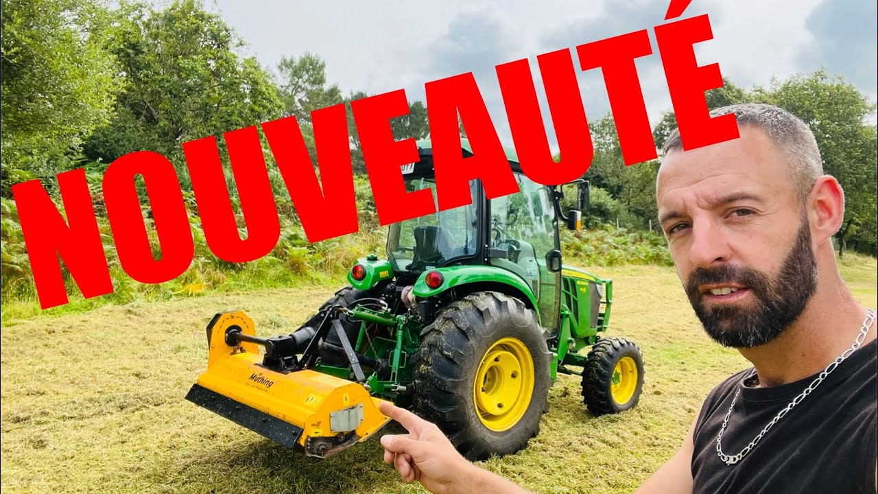 Broyeur micro tracteur. Tondobroyeur micro tracteur. Broyeur à marteaux Müthing