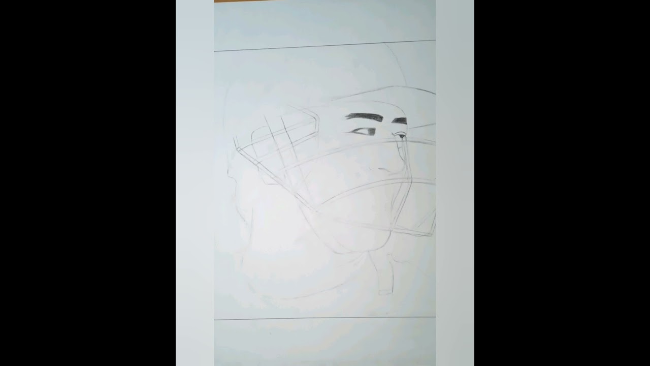 Drawing My 1st portrait ❤️| Drawing M.S.DHONI| @PM ART