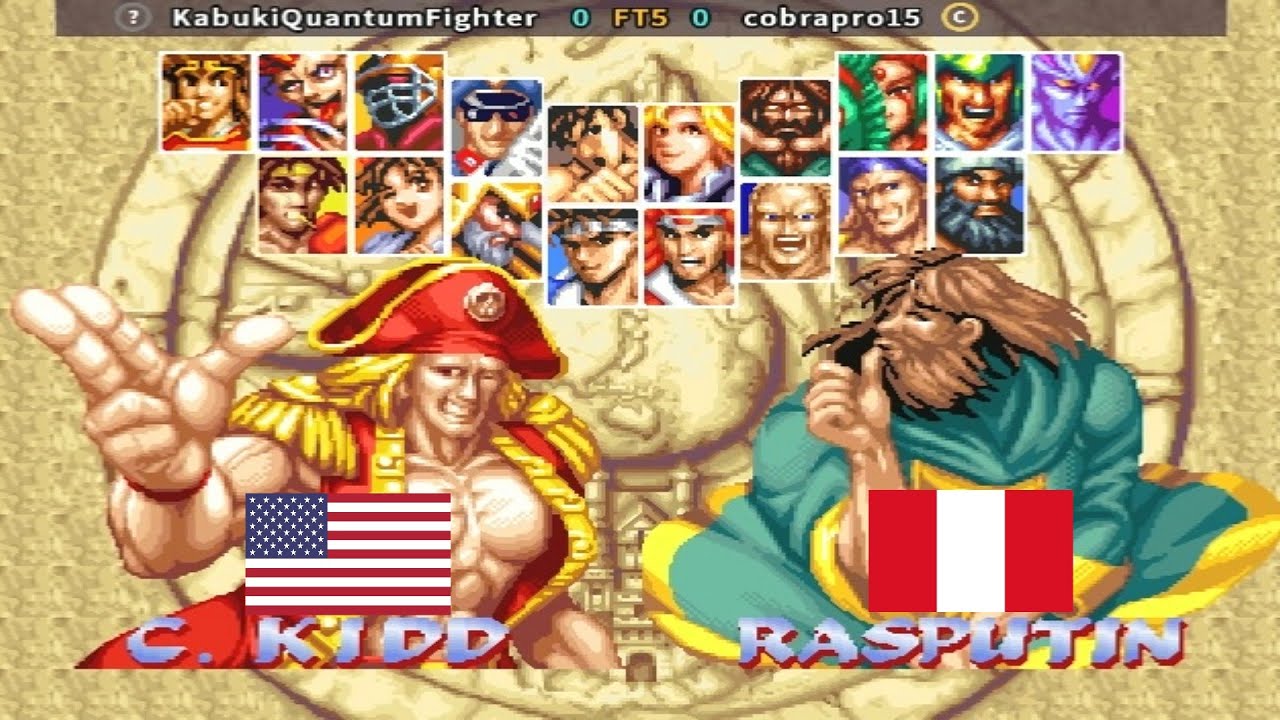 World Heroes Perfect - KabukiQuantumFighter vs cobrapro15 FT5