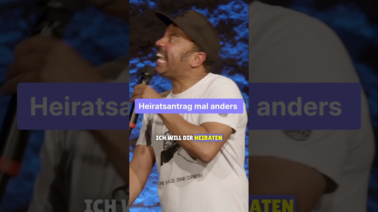 Manchmal helfen nur radikale Gegenma&szlig;nahmen.#comedy #heirat #racism Termine auf www.simonpearce.de
