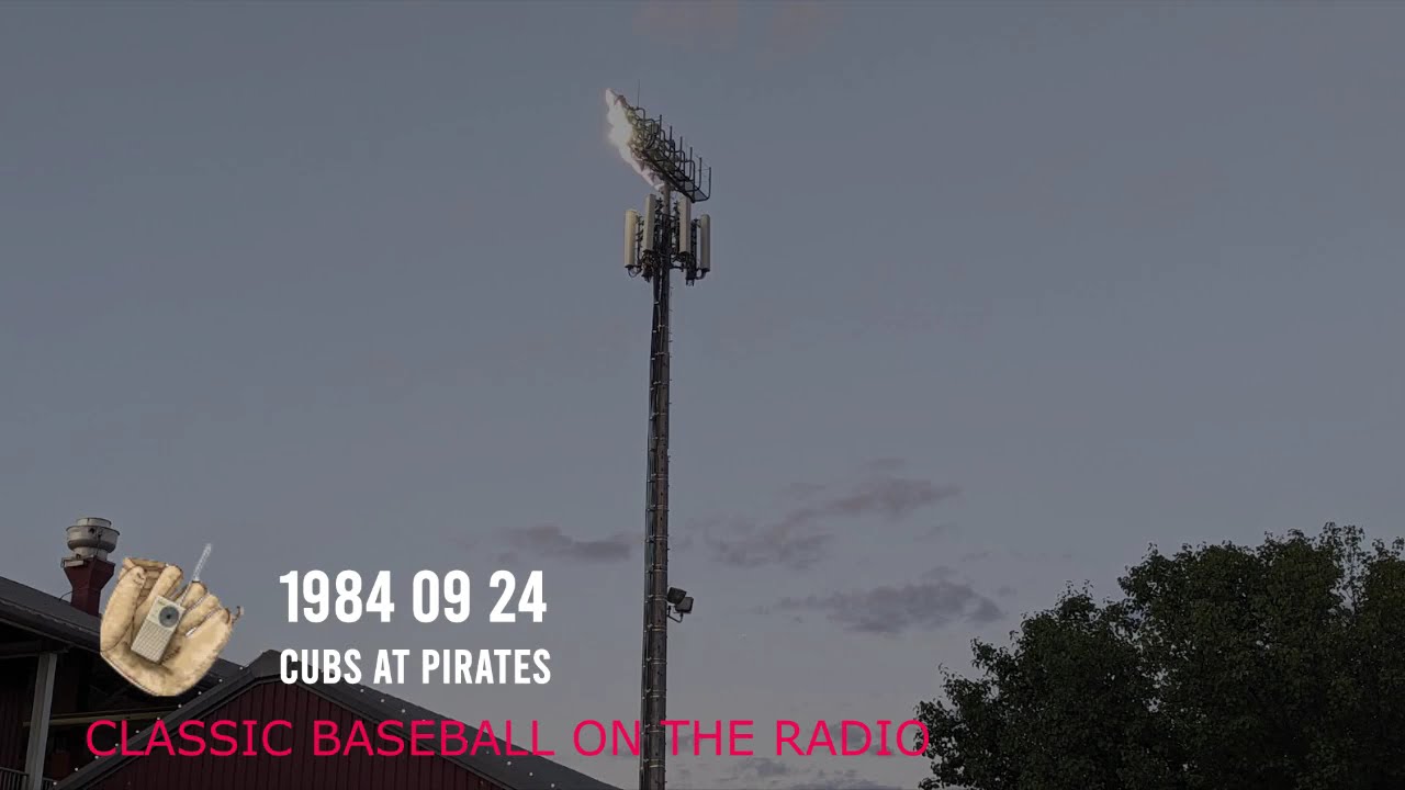 1984 09 24 Cubs at Pirates Baseball Radio