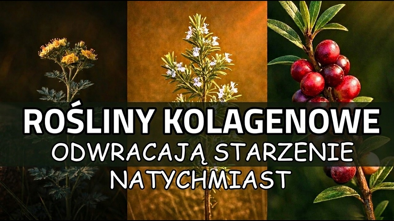 10 Roślin Kolagenowych, Kt&oacute;re Natychmiast Odwracają Starzenie