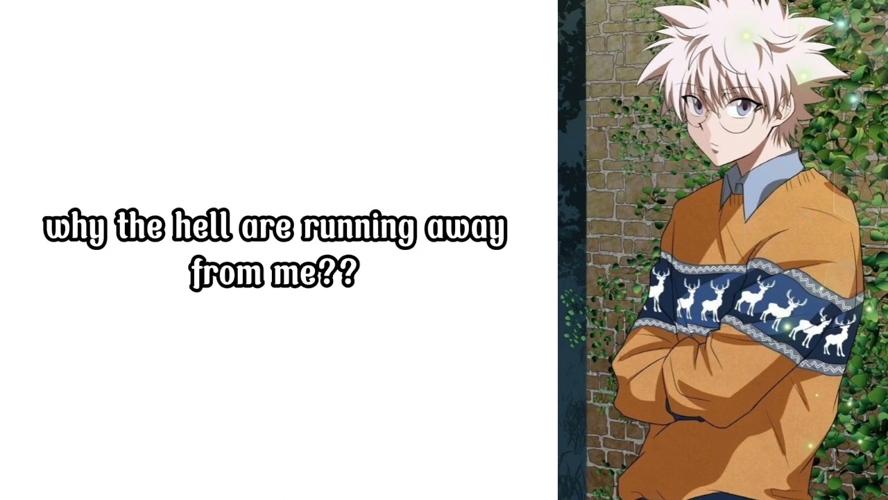 Killua saw you wearing someone else hoodie // Killua x Listener