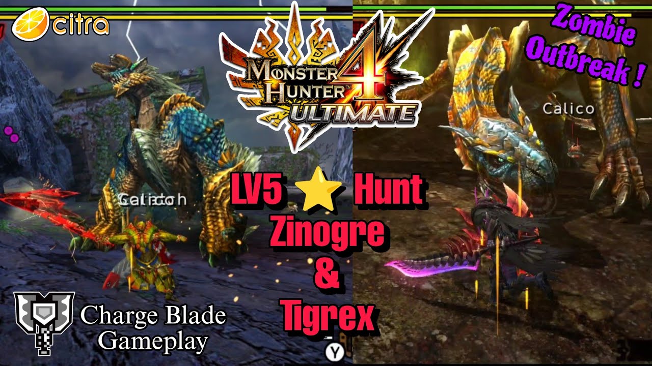 Monster Hunter 4 Ultimate (#13) Mobile Gameplay - Citra Emulator