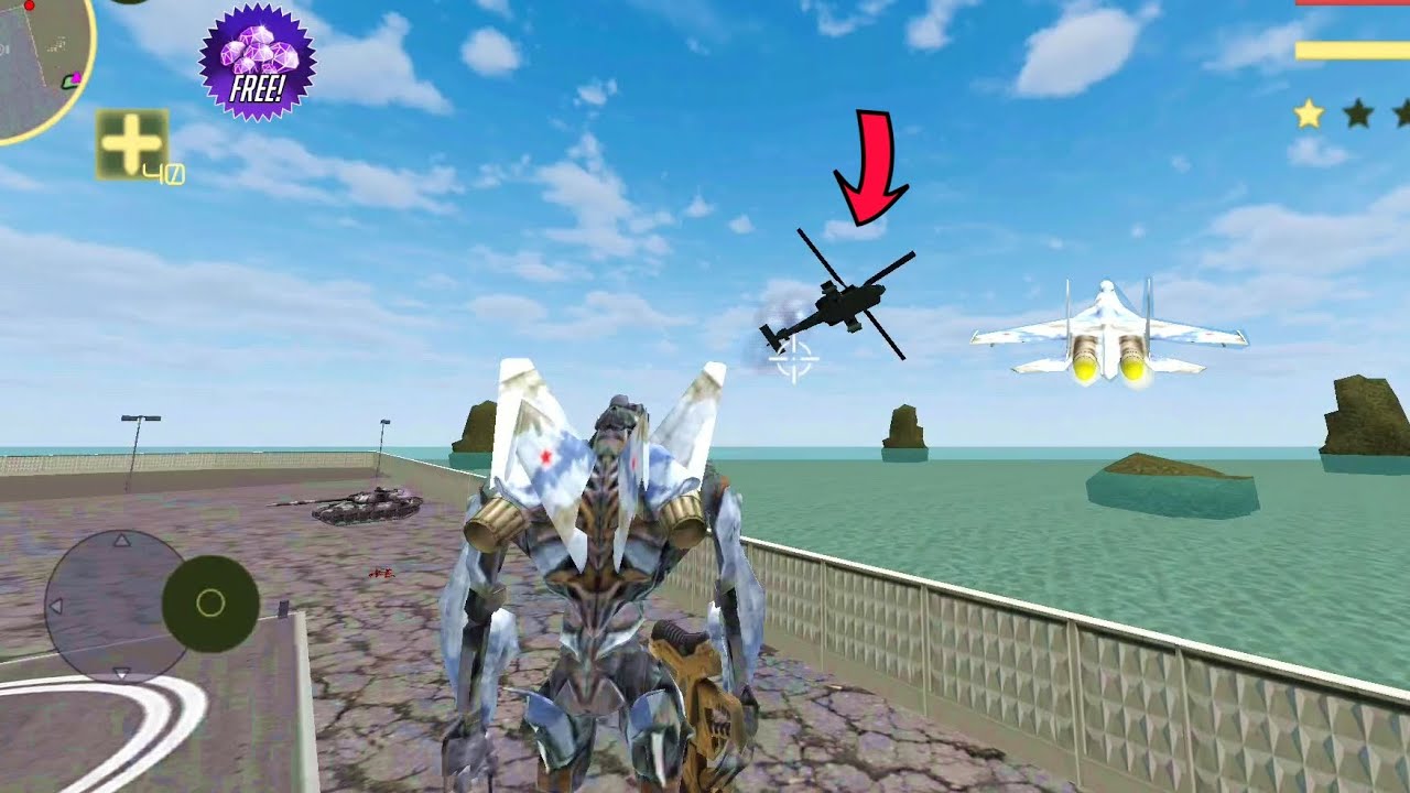 Rise Of Steel || Plane Robot Destroy Army Helicopter || Robot Fight on Base - Android Gameplay HD