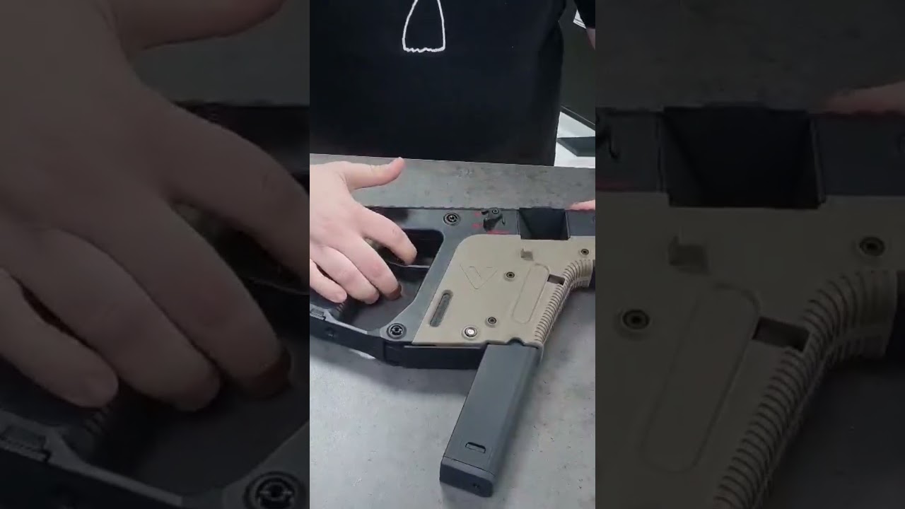 Страйкбольный пистолет-пулемет (KRYTAC) KRISS Vector AEG SMG Rifle KTAEG-VSMGF-BK02