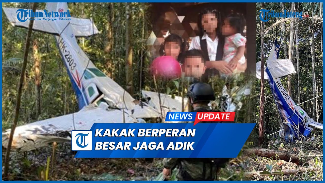 Terungkap Kakak Berperan Besar 4 Anak Bertahan 40 Hari di Hutan Amazon