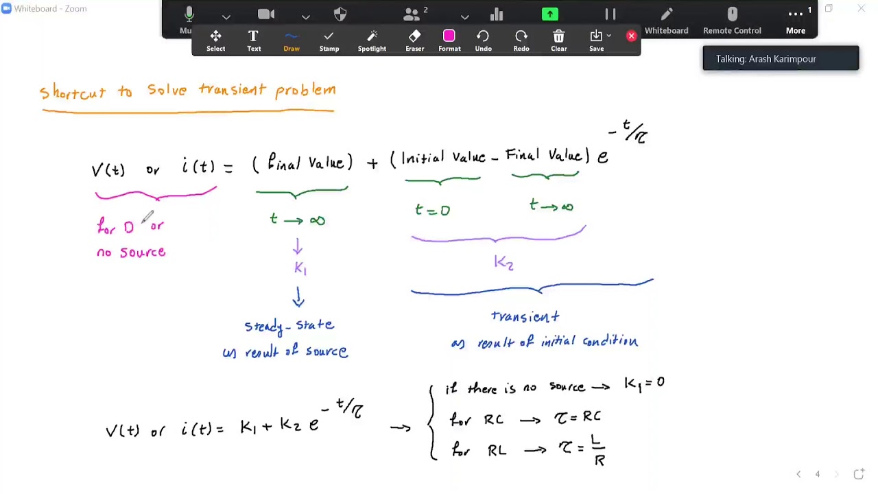 25: Transient Analysis, Shortcut Method (Engineering Circuit)