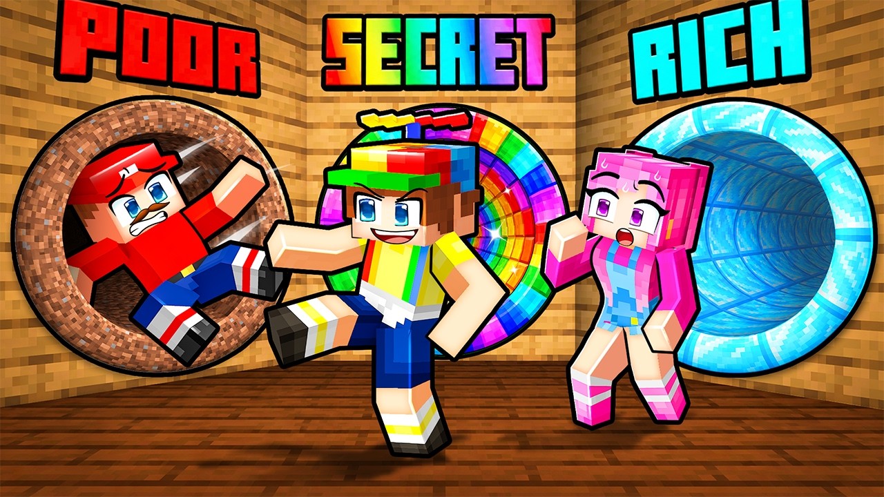 Из БЕДНЯКА в МИЛЛИОНЕРЫ: копаем ямы в Minecraft!