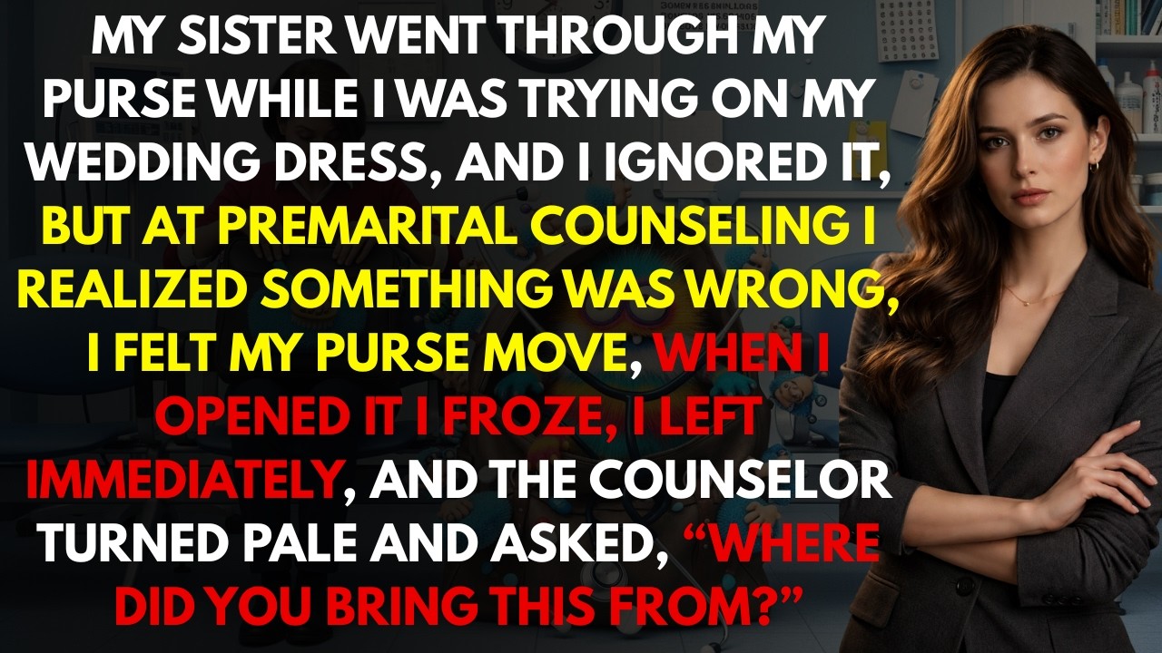 My Sister Went Through My Purse While I Tried on My Wedding Dress. At Premarital Counseling, I Found